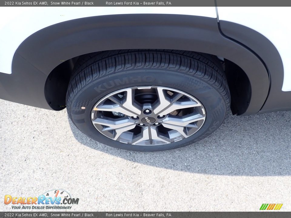 2022 Kia Seltos EX AWD Snow White Pearl / Black Photo #9
