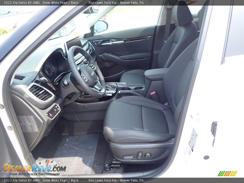 2022 Kia Seltos EX AWD Snow White Pearl / Black Photo #14