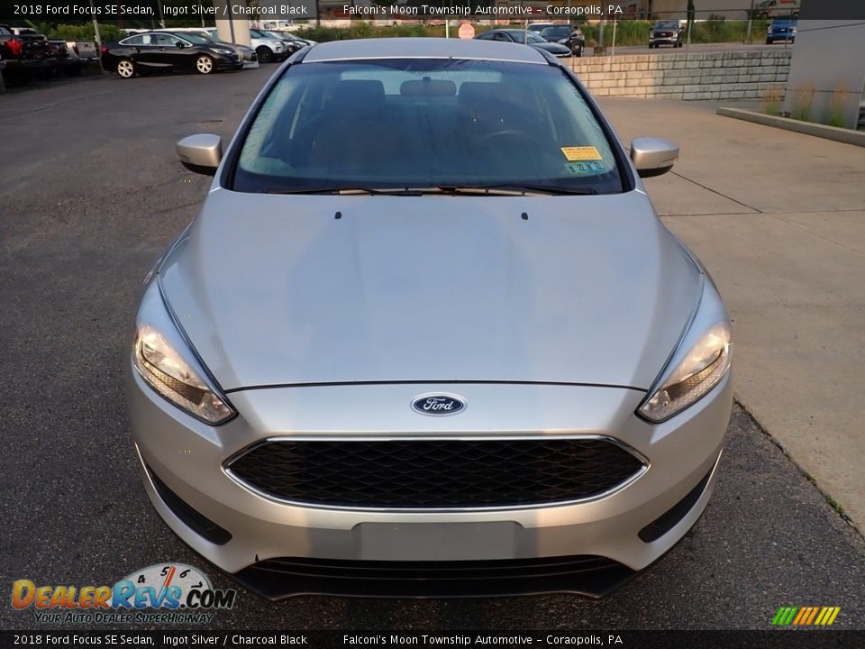 2018 Ford Focus SE Sedan Ingot Silver / Charcoal Black Photo #8