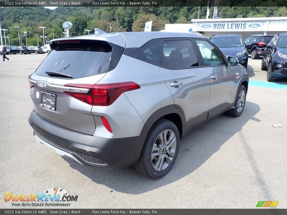 2022 Kia Seltos LX AWD Steel Gray / Black Photo #2