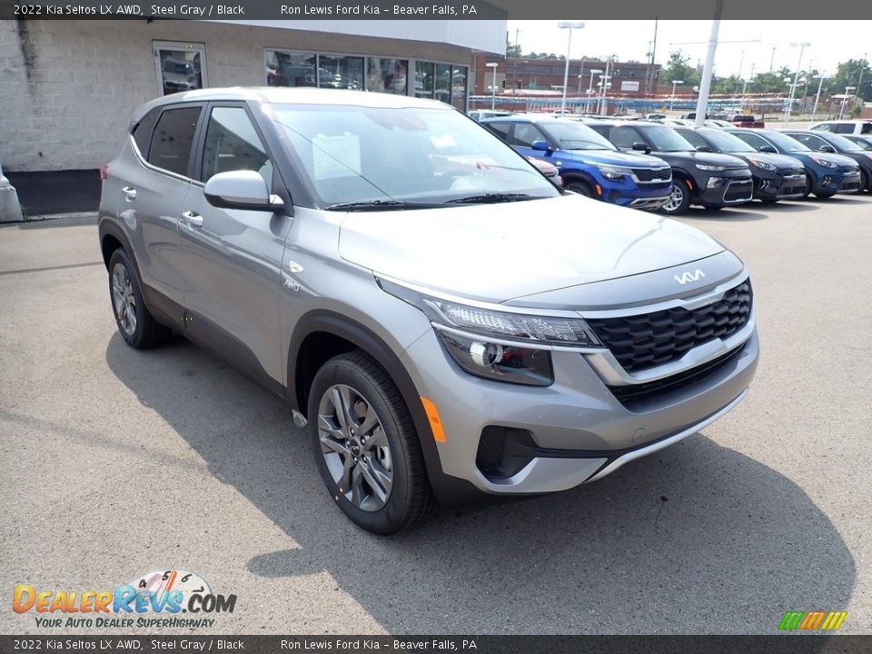 2022 Kia Seltos LX AWD Steel Gray / Black Photo #3