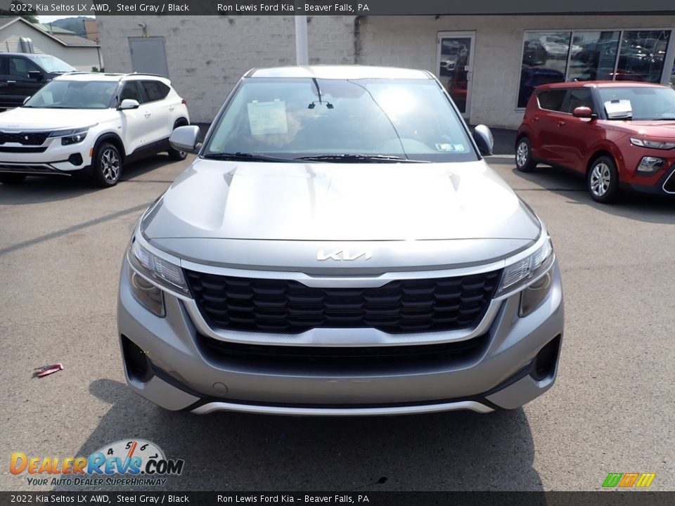 2022 Kia Seltos LX AWD Steel Gray / Black Photo #4