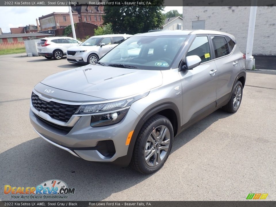 2022 Kia Seltos LX AWD Steel Gray / Black Photo #5
