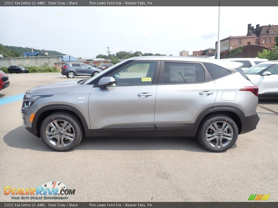 2022 Kia Seltos LX AWD Steel Gray / Black Photo #6