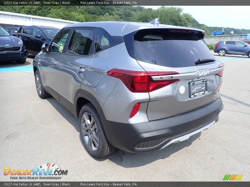2022 Kia Seltos LX AWD Steel Gray / Black Photo #7