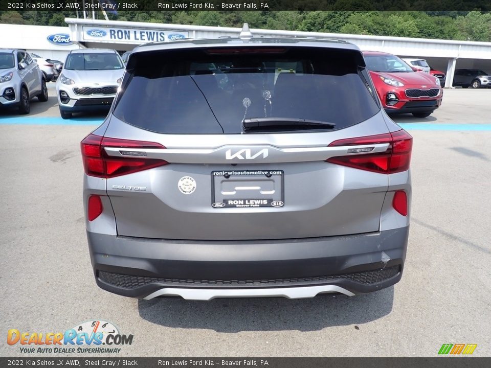 2022 Kia Seltos LX AWD Steel Gray / Black Photo #8