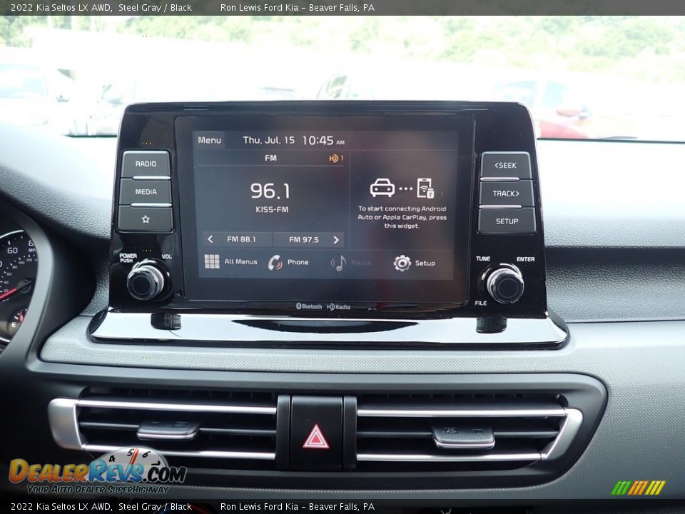 2022 Kia Seltos LX AWD Steel Gray / Black Photo #17