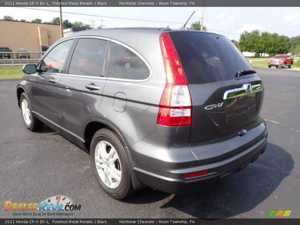 2011 Honda CR-V EX-L Polished Metal Metallic / Black Photo #2