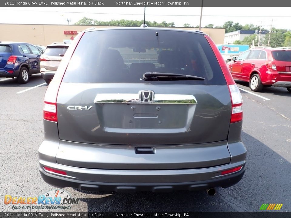 2011 Honda CR-V EX-L Polished Metal Metallic / Black Photo #3