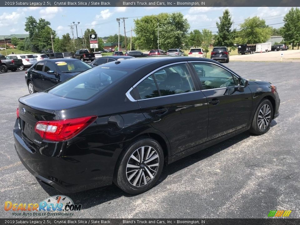 2019 Subaru Legacy 2.5i Crystal Black Silica / Slate Black Photo #7