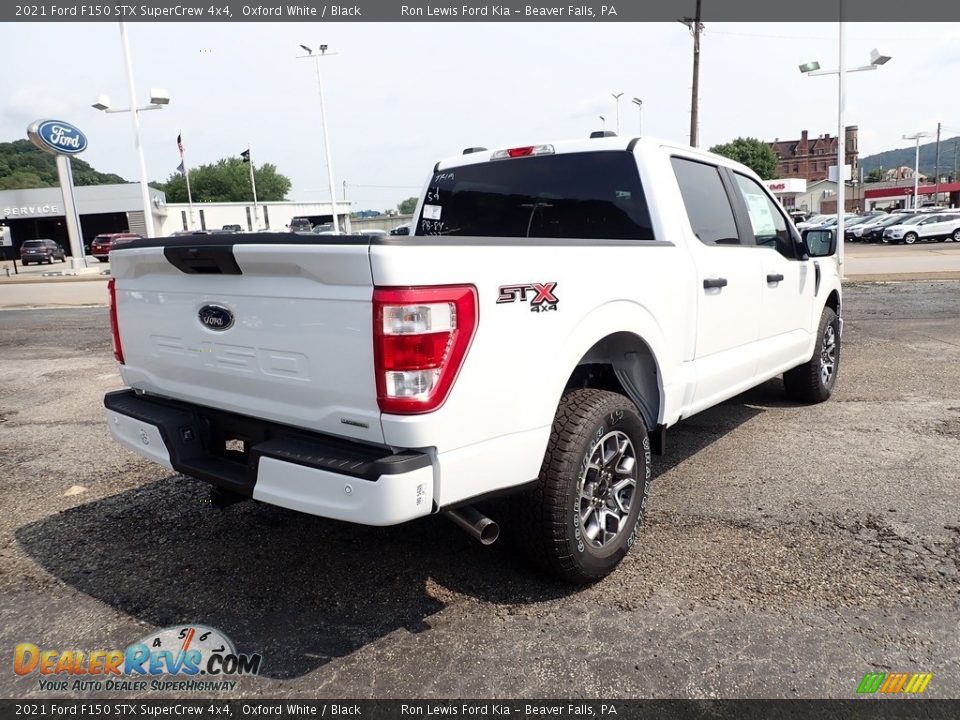 2021 Ford F150 STX SuperCrew 4x4 Oxford White / Black Photo #2