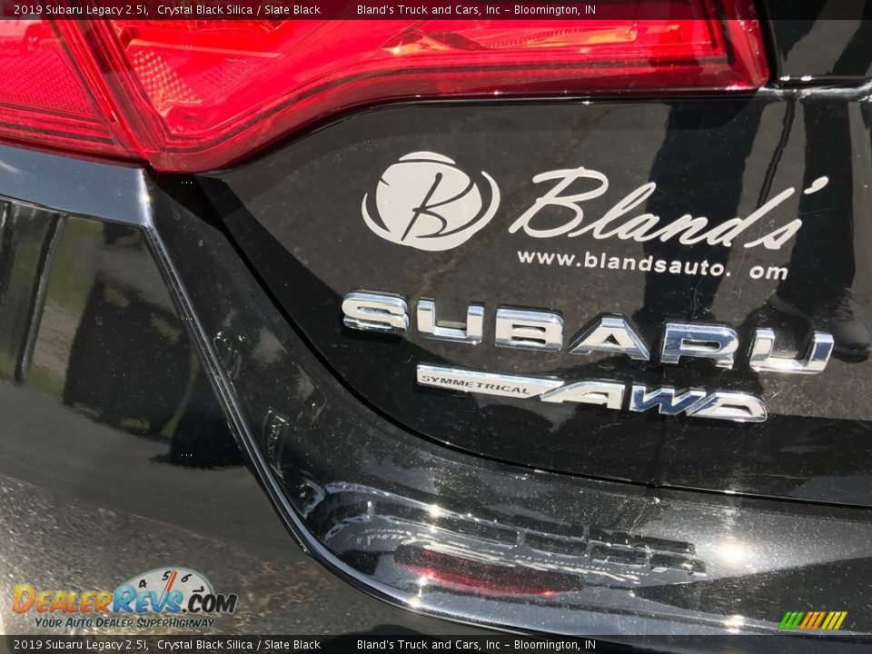 2019 Subaru Legacy 2.5i Crystal Black Silica / Slate Black Photo #9