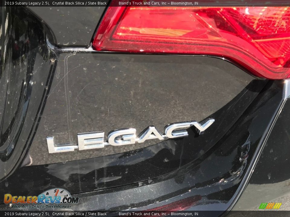2019 Subaru Legacy 2.5i Crystal Black Silica / Slate Black Photo #10