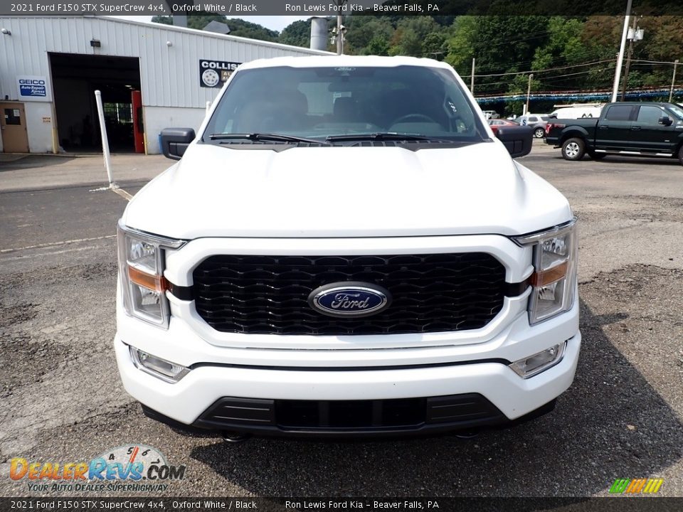 2021 Ford F150 STX SuperCrew 4x4 Oxford White / Black Photo #4