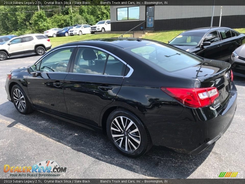 2019 Subaru Legacy 2.5i Crystal Black Silica / Slate Black Photo #11