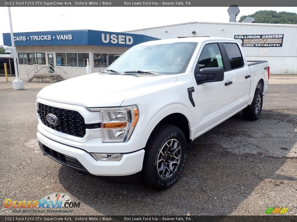 2021 Ford F150 STX SuperCrew 4x4 Oxford White / Black Photo #5