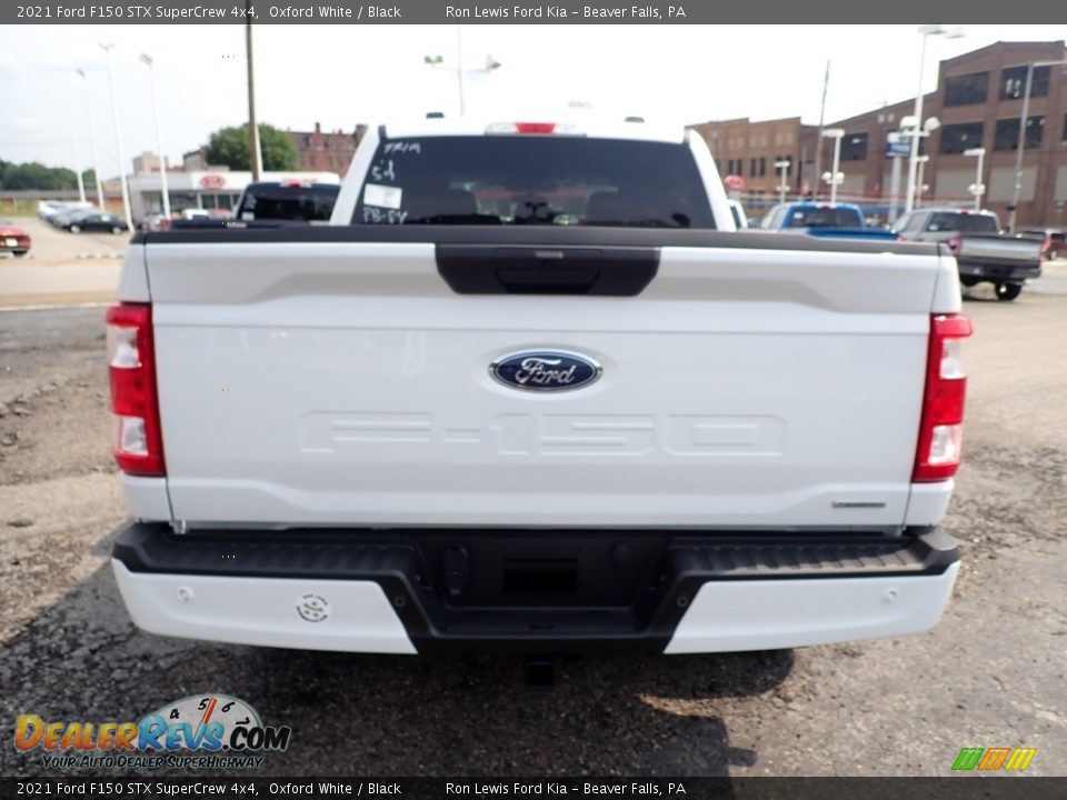 2021 Ford F150 STX SuperCrew 4x4 Oxford White / Black Photo #8