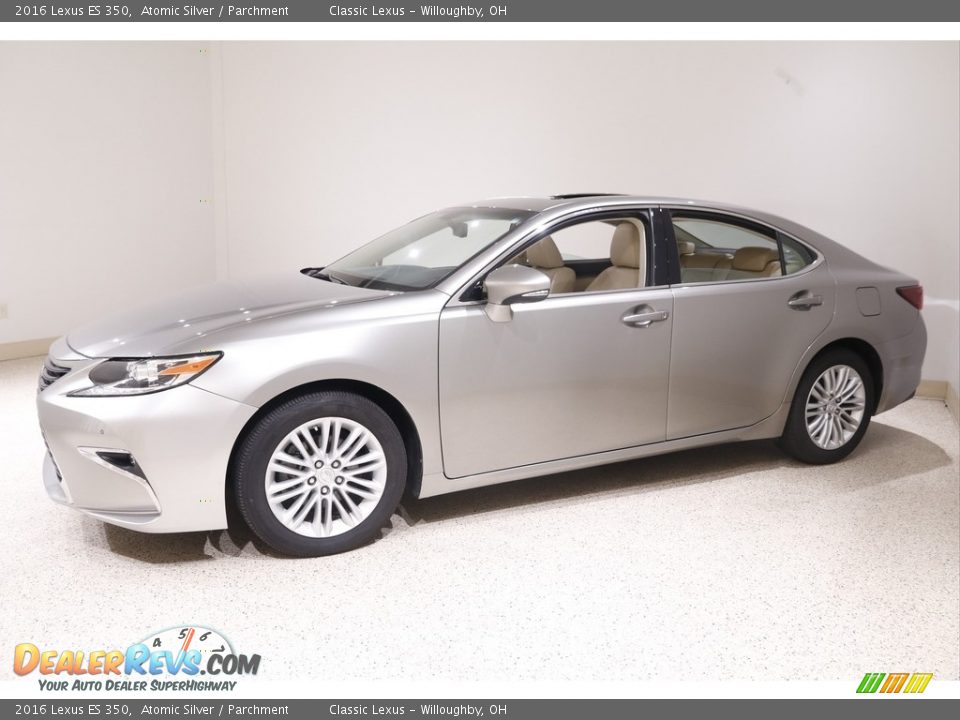 2016 Lexus ES 350 Atomic Silver / Parchment Photo #3