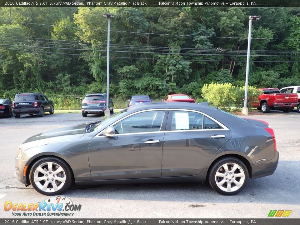 Phantom Gray Metallic 2016 Cadillac ATS 2.0T Luxury AWD Sedan Photo #6