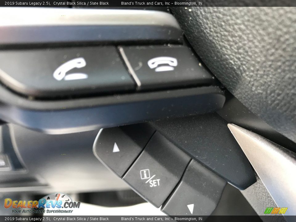 2019 Subaru Legacy 2.5i Crystal Black Silica / Slate Black Photo #18