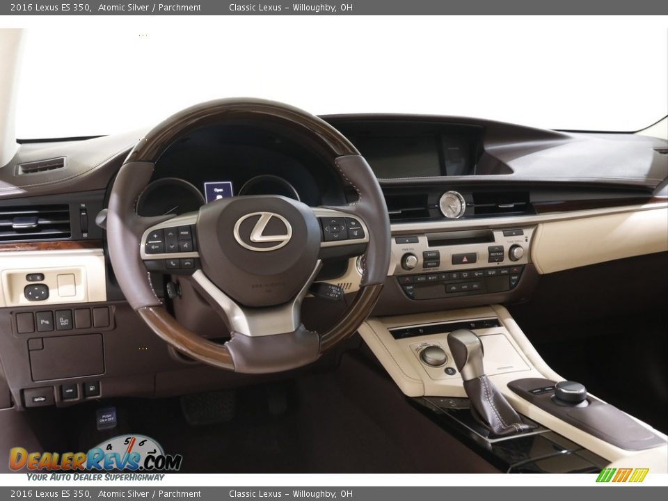 2016 Lexus ES 350 Atomic Silver / Parchment Photo #6