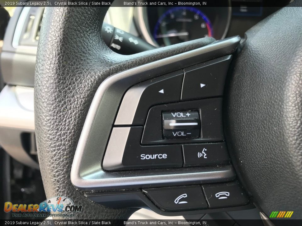 2019 Subaru Legacy 2.5i Crystal Black Silica / Slate Black Photo #19