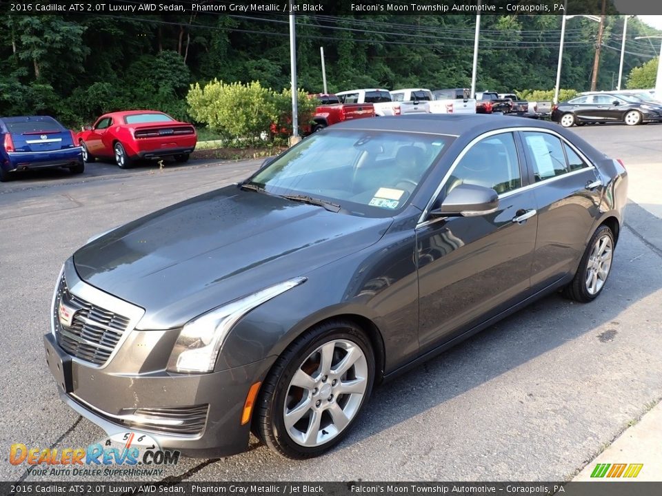 2016 Cadillac ATS 2.0T Luxury AWD Sedan Phantom Gray Metallic / Jet Black Photo #7