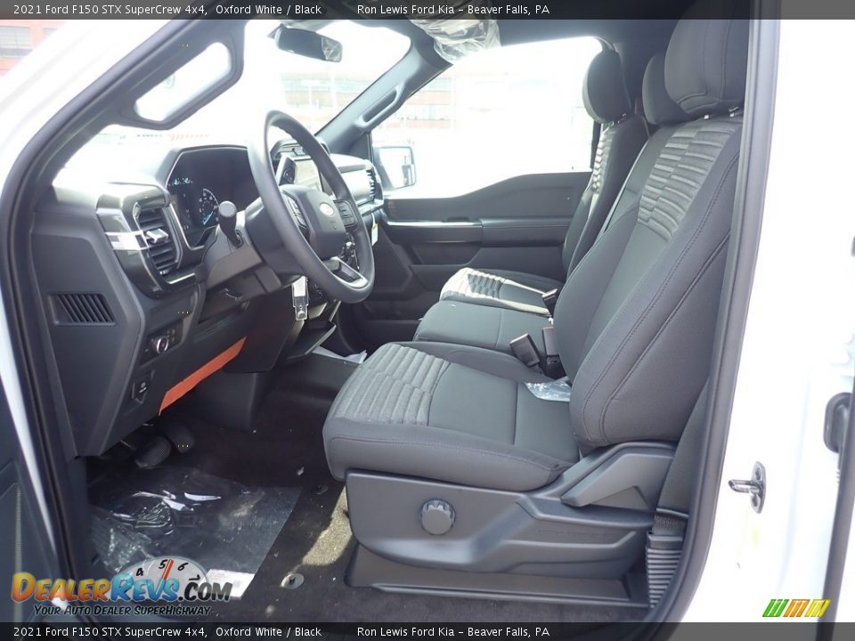 Front Seat of 2021 Ford F150 STX SuperCrew 4x4 Photo #13