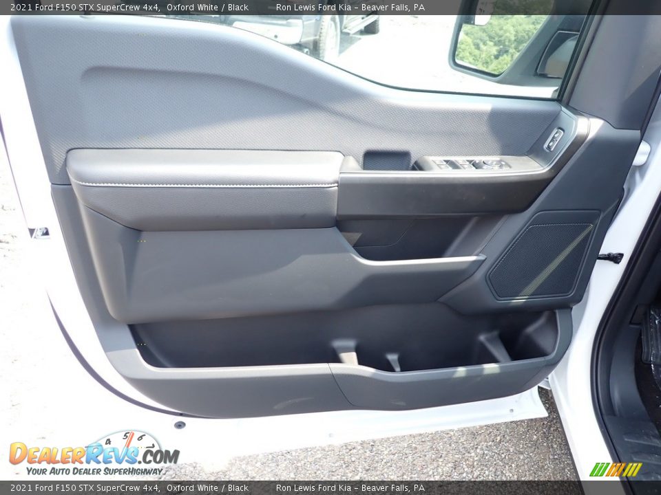 2021 Ford F150 STX SuperCrew 4x4 Oxford White / Black Photo #14