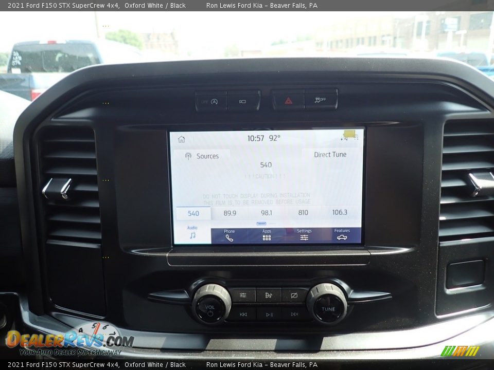 2021 Ford F150 STX SuperCrew 4x4 Oxford White / Black Photo #16