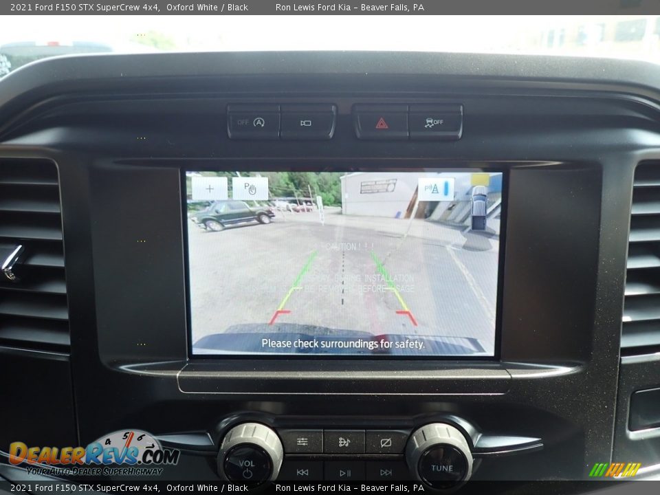 2021 Ford F150 STX SuperCrew 4x4 Oxford White / Black Photo #17