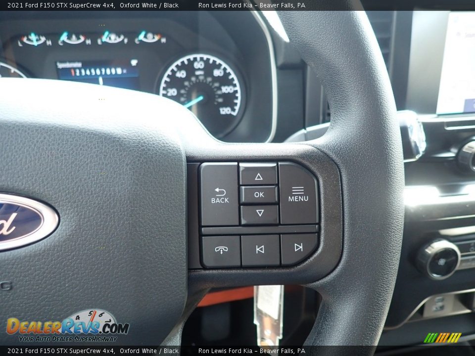 2021 Ford F150 STX SuperCrew 4x4 Oxford White / Black Photo #19