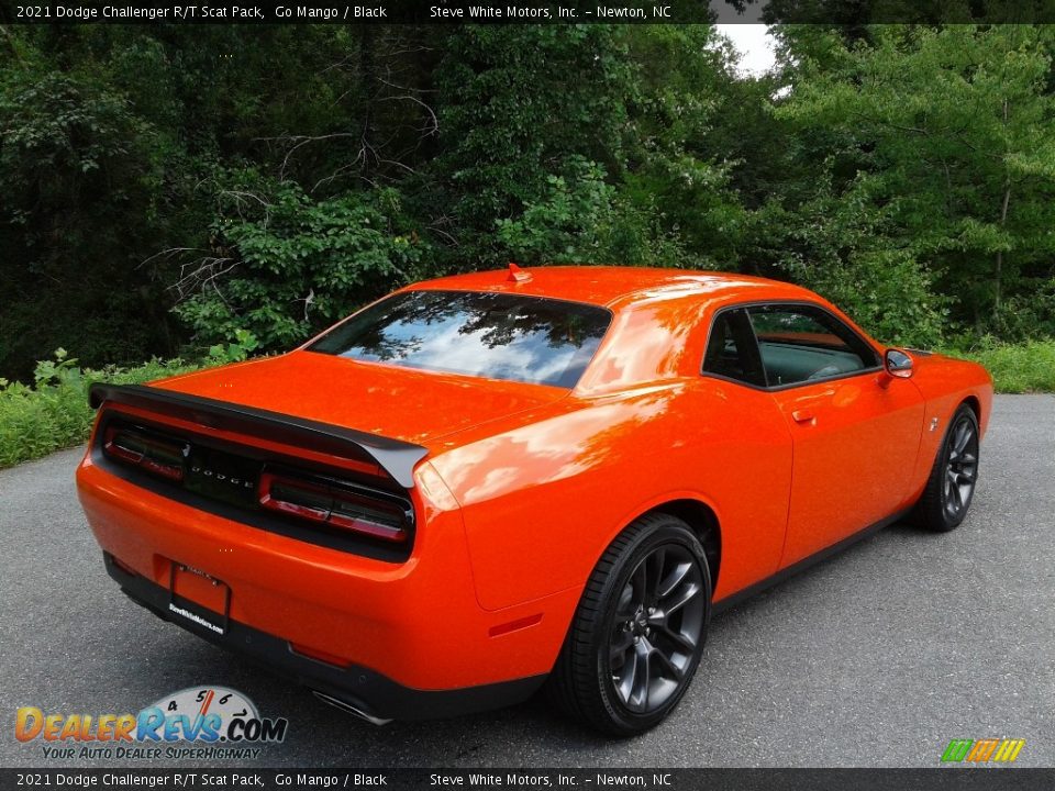 2021 Dodge Challenger R/T Scat Pack Go Mango / Black Photo #6