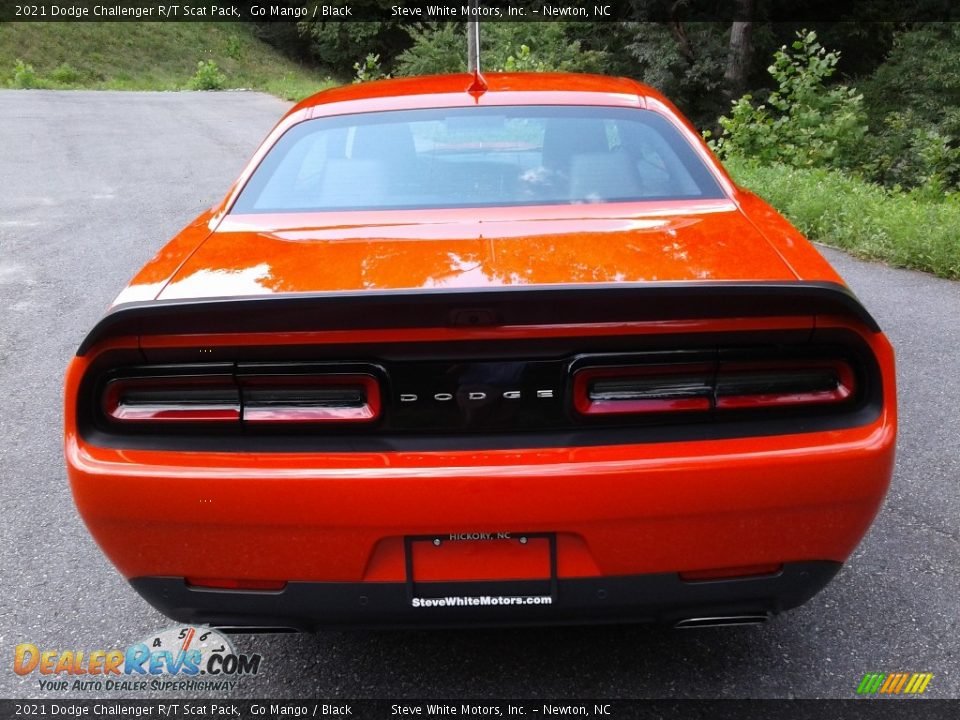 2021 Dodge Challenger R/T Scat Pack Go Mango / Black Photo #7