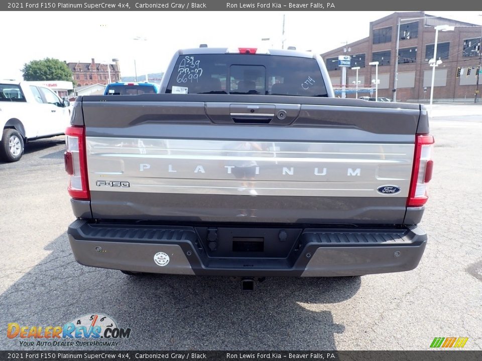 2021 Ford F150 Platinum SuperCrew 4x4 Carbonized Gray / Black Photo #8