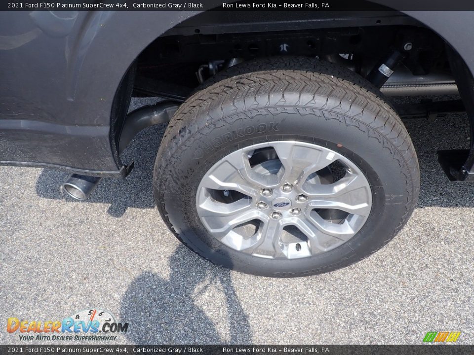 2021 Ford F150 Platinum SuperCrew 4x4 Carbonized Gray / Black Photo #9