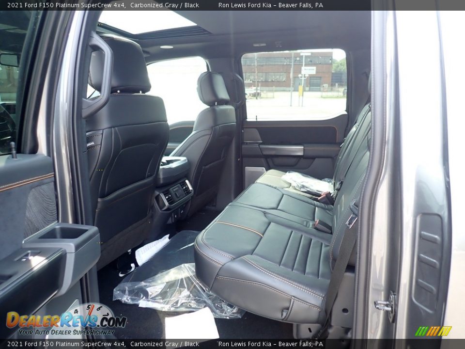 2021 Ford F150 Platinum SuperCrew 4x4 Carbonized Gray / Black Photo #12