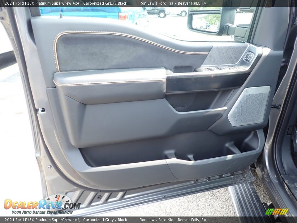 2021 Ford F150 Platinum SuperCrew 4x4 Carbonized Gray / Black Photo #13