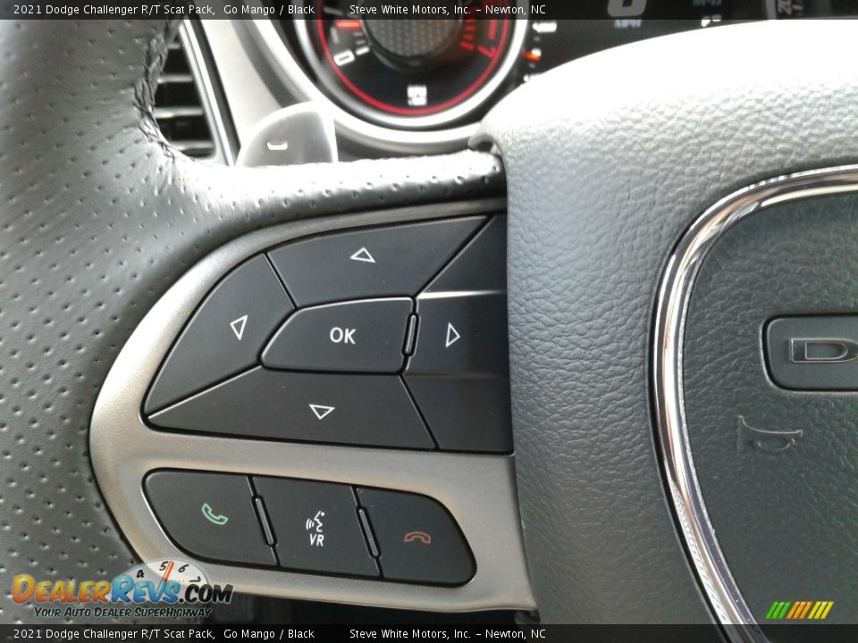 2021 Dodge Challenger R/T Scat Pack Steering Wheel Photo #16