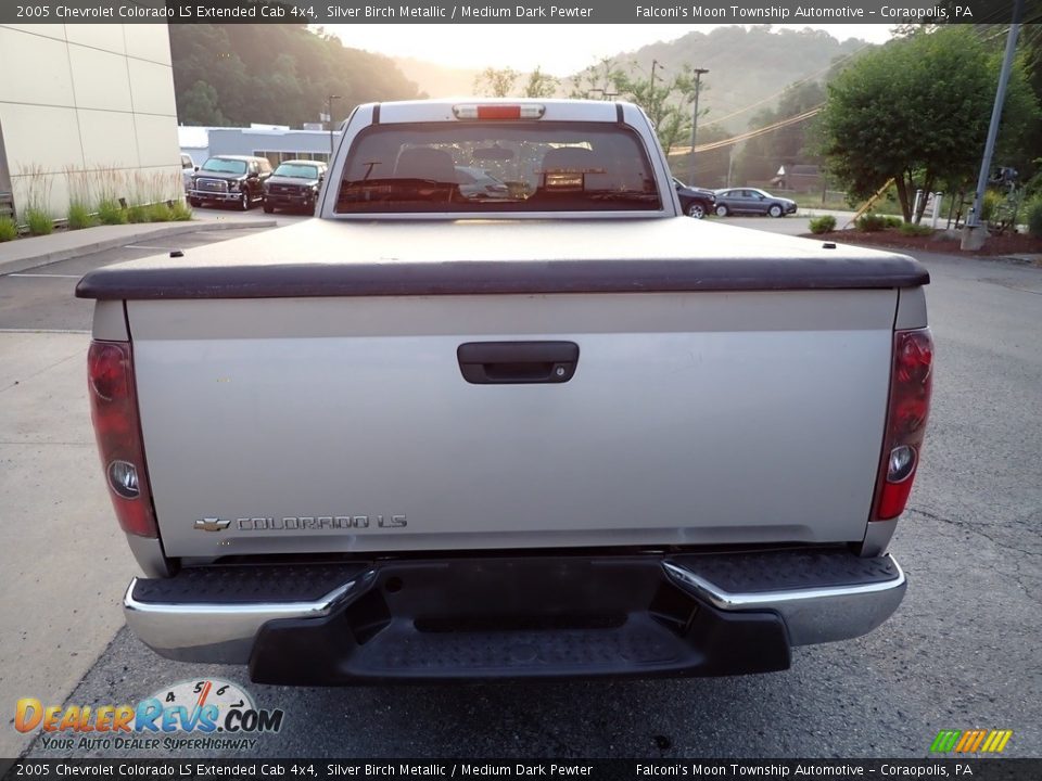 2005 Chevrolet Colorado LS Extended Cab 4x4 Silver Birch Metallic / Medium Dark Pewter Photo #3