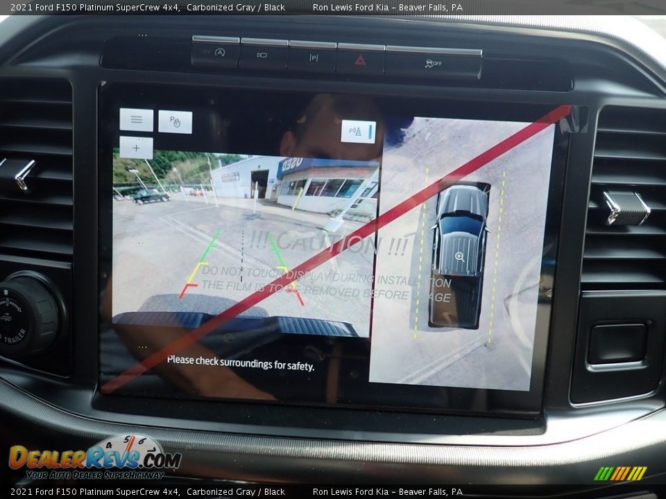 2021 Ford F150 Platinum SuperCrew 4x4 Carbonized Gray / Black Photo #18