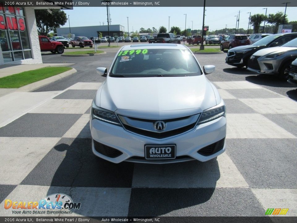 2016 Acura ILX Bellanova White Pearl / Ebony Photo #2