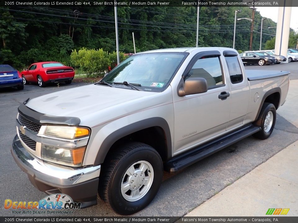 2005 Chevrolet Colorado LS Extended Cab 4x4 Silver Birch Metallic / Medium Dark Pewter Photo #6