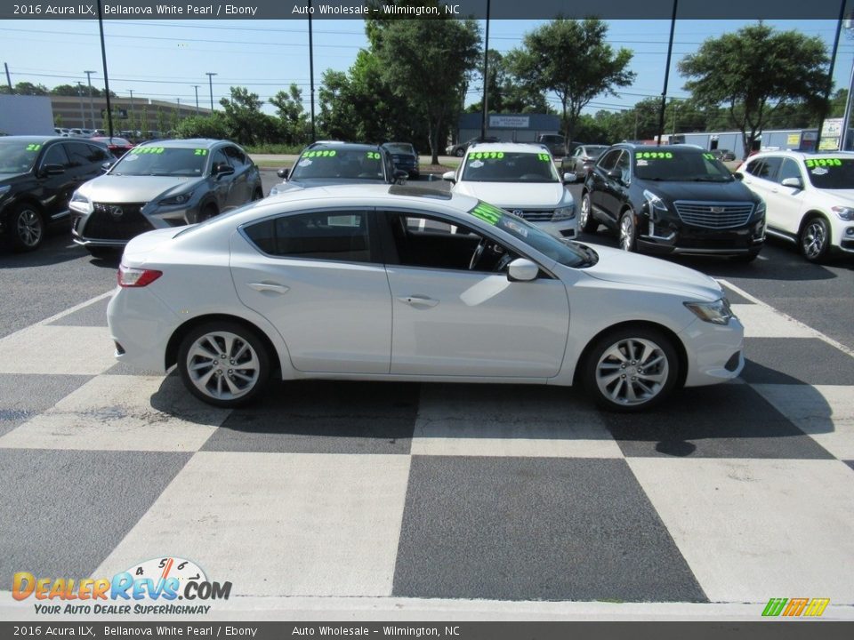 2016 Acura ILX Bellanova White Pearl / Ebony Photo #3
