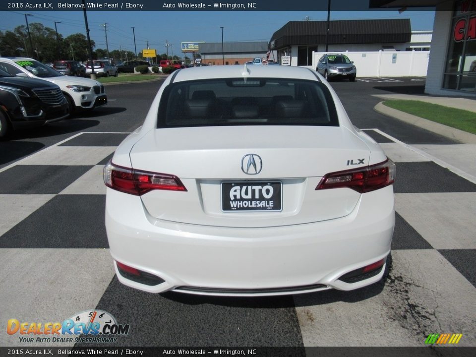 2016 Acura ILX Bellanova White Pearl / Ebony Photo #4