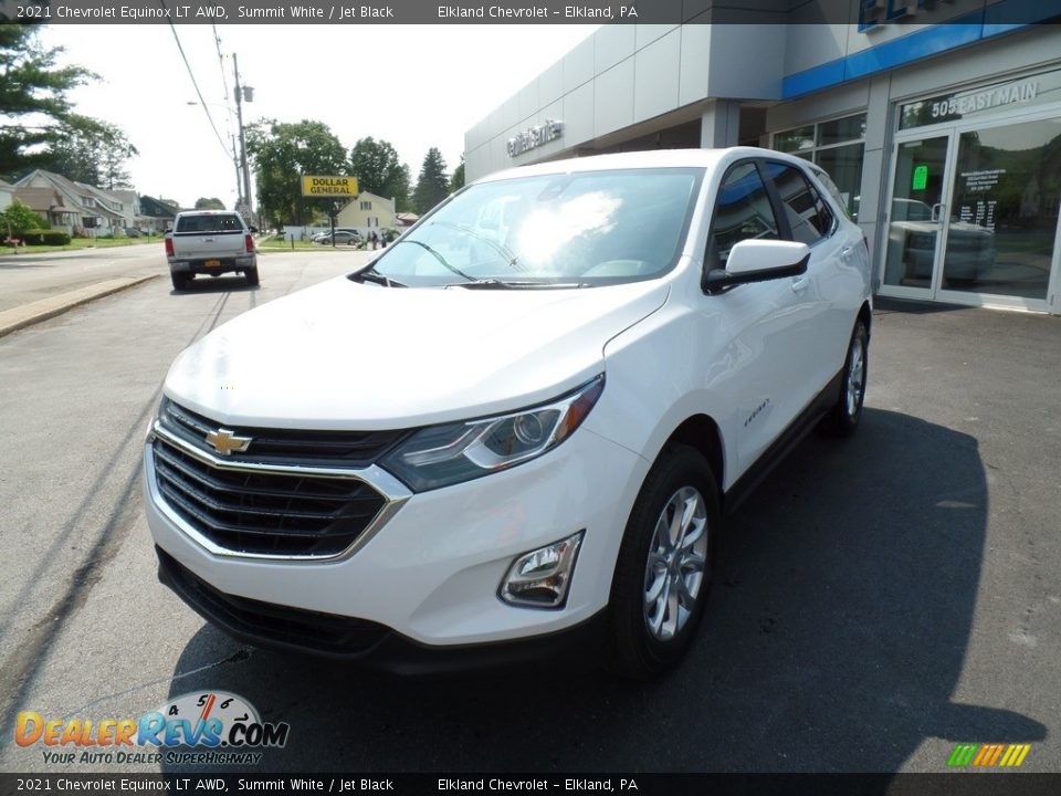 2021 Chevrolet Equinox LT AWD Summit White / Jet Black Photo #2