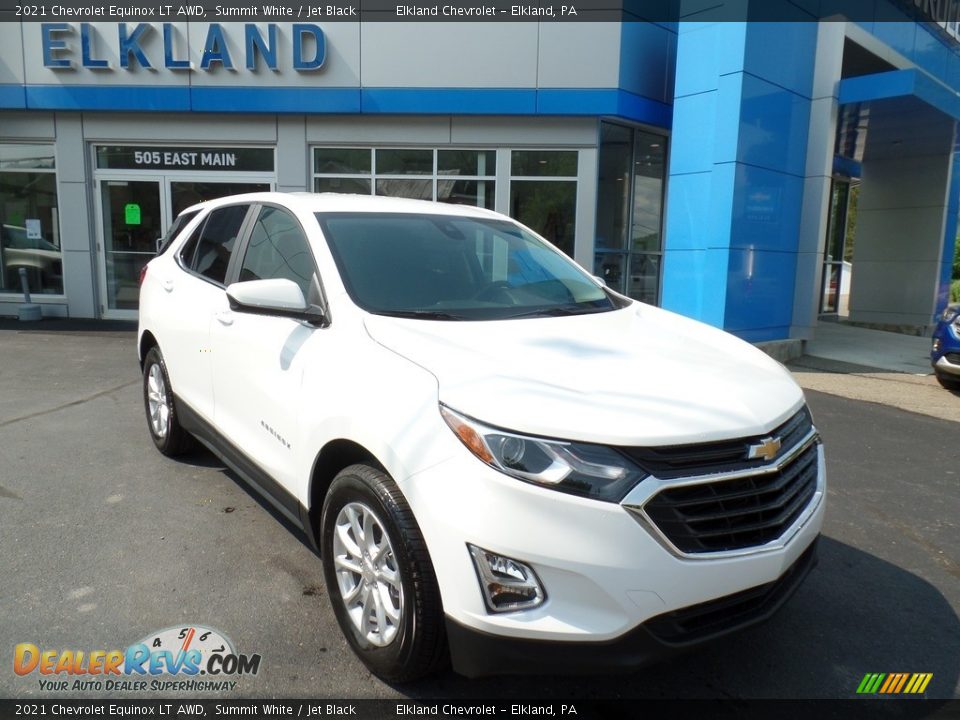 2021 Chevrolet Equinox LT AWD Summit White / Jet Black Photo #4