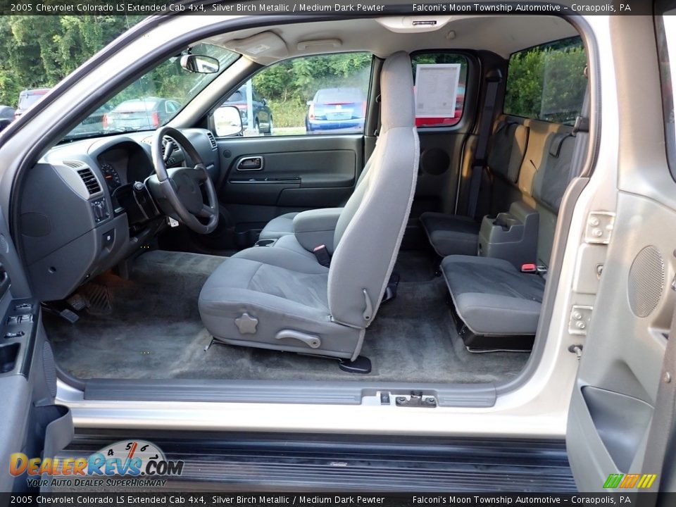 2005 Chevrolet Colorado LS Extended Cab 4x4 Silver Birch Metallic / Medium Dark Pewter Photo #18