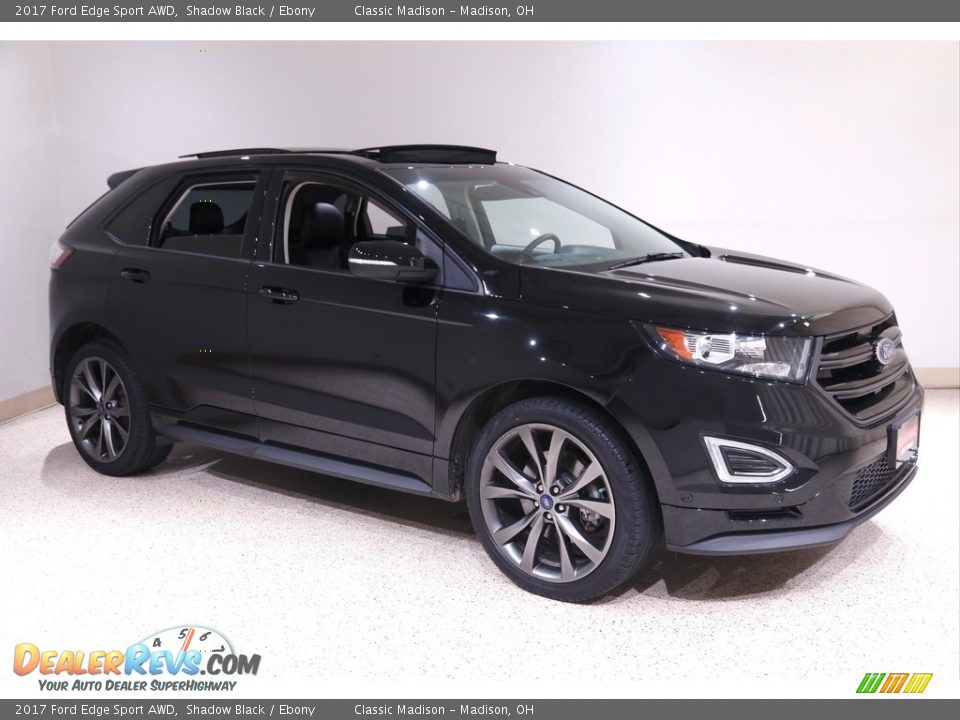2017 Ford Edge Sport AWD Shadow Black / Ebony Photo #1