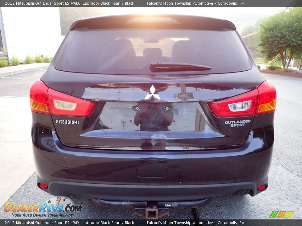 2013 Mitsubishi Outlander Sport ES 4WD Labrador Black Pearl / Black Photo #3